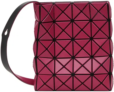 Bao Bao Issey Miyake Red Prism Matte Bag In 25-crimson