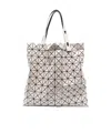 Bao Bao Issey Miyake Ring-grid Handbag In White