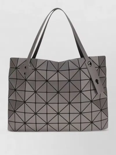 Bao Bao Issey Miyake Rock Matte Small Tote Bag Adjustable Straps In Gray