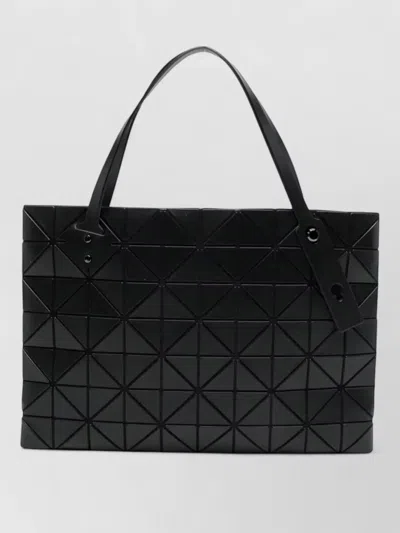 Bao Bao Issey Miyake Rock Matte Small Tote Bag Top Handles In Black