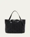 Bao Bao Issey Miyake Black Carton Tote In Matte Black