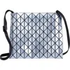 Bao Bao Issey Miyake Row Metallic Shoulder Bag In Light Blue