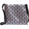 Bao Bao Issey Miyake Purple Row Metallic Shoulder Bag In One-tone Gray