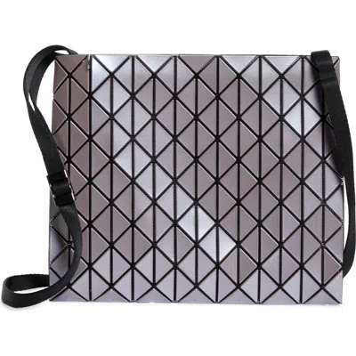 Bao Bao Issey Miyake Purple Row Metallic Shoulder Bag In One-tone Gray