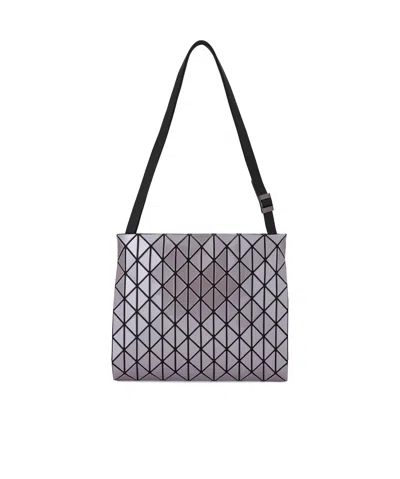 Bao Bao Issey Miyake Row Metallic Shoulder Bag In Gray