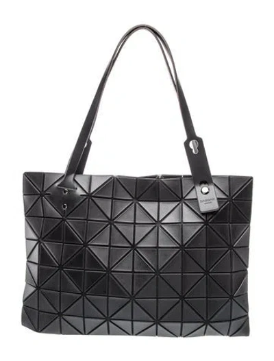 Pre-owned Bao Bao Issey Miyake Rubber Shoulder Bag In Gray