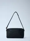 Bao Bao Issey Miyake Saddle Bag In Black