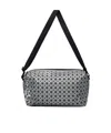 Bao Bao Issey Miyake Saddle Reflector Crossbody Bag In Silver