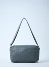 Bao Bao Issey Miyake Men Saddle Shoulder Bag In Gray