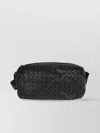 Bao Bao Issey Miyake Shoulder Bag With Geometric Pattern And Wrist Strap In Black