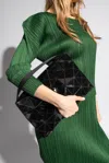 Bao Bao Issey Miyake Shoulder Bag With Geometrical Pattern In Black