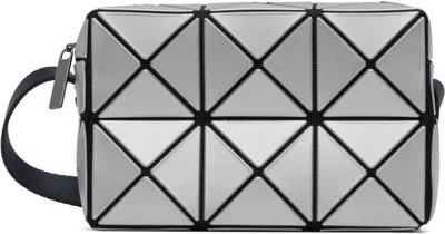 Bao Bao Issey Miyake Silver Cuboid Metallic Bag