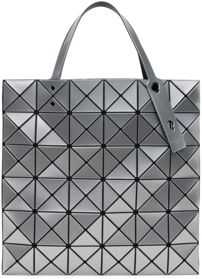 Bao Bao Issey Miyake Silver Lucent Tote In 91-silver