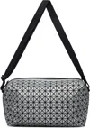 Bao Bao Issey Miyake Silver Saddle Reflector Bag In Silver