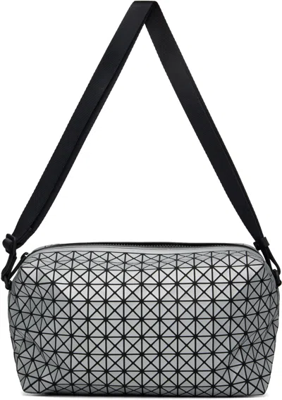 Bao Bao Issey Miyake Silver Saddle Reflector Bag