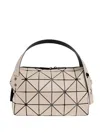Bao Bao Issey Miyake Small Boston Geometric-pattern Tote Bag In Neutral