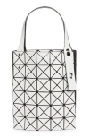 Bao Bao Issey Miyake Platinum Coffret Geometric-detail Tote Bag In White X Black