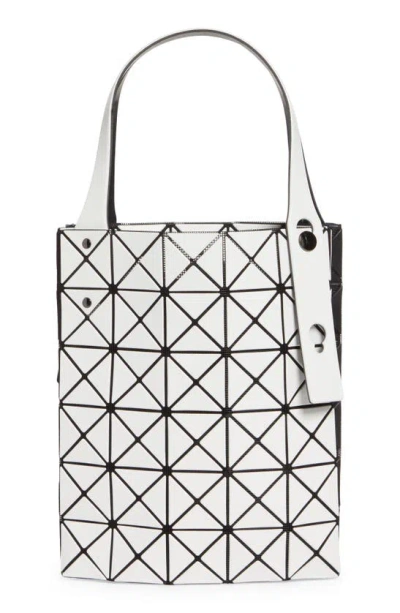 Bao Bao Issey Miyake Platinum Coffret Geometric-detail Tote Bag In White,black