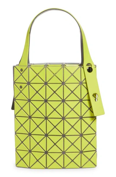 Bao Bao Issey Miyake Small Duo Colorblock Tote In Yellow Green,gray