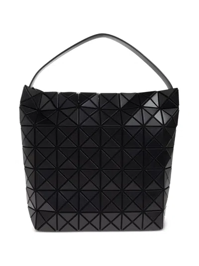 Bao Bao Issey Miyake Small Geometric-pattern Tote Bag In Black