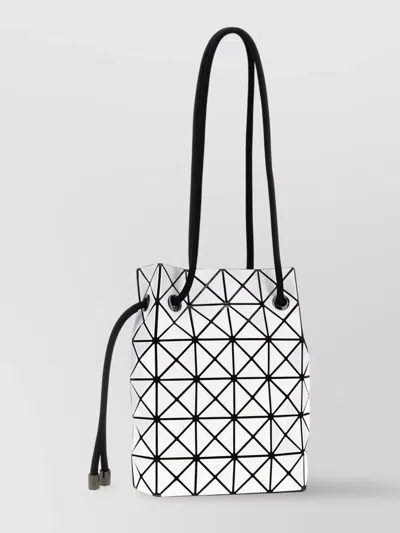 Bao Bao Issey Miyake Strap Adjusted Geometric Bucket Bag In White