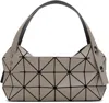 Bao Bao Issey Miyake Taupe Boston Bag
