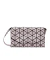 Bao Bao Issey Miyake Tonneau Matte Triangular Decal Shoulder Bag In Nude