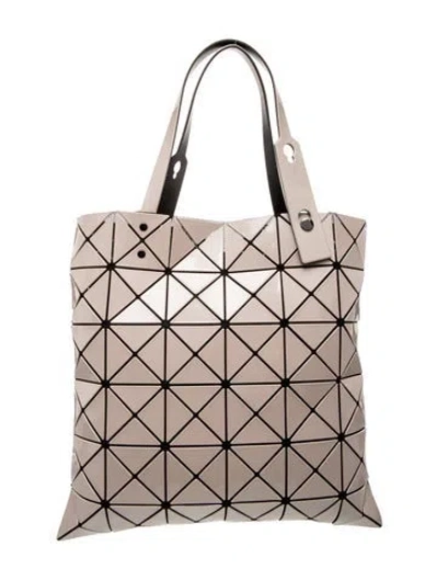 Pre-owned Bao Bao Issey Miyake Top Handle Bag In Neutral