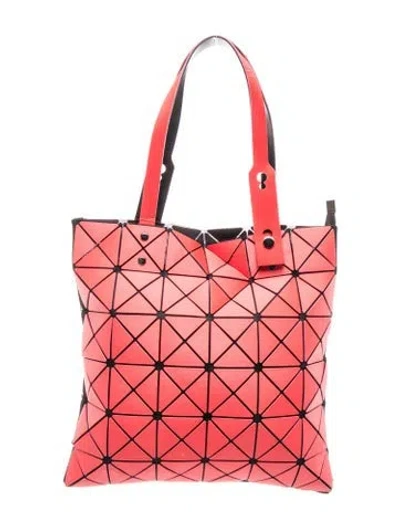 Pre-owned Bao Bao Issey Miyake Top Handle Bag In Pink