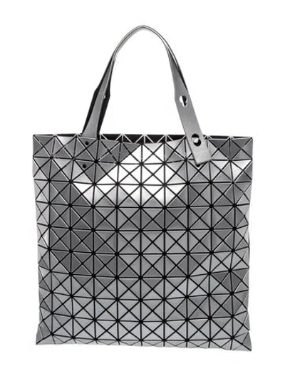 Pre-owned Bao Bao Issey Miyake Top Handle Bag In White