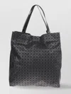 Bao Bao Issey Miyake Spacious Leather Tote With Geometric Triangular Design