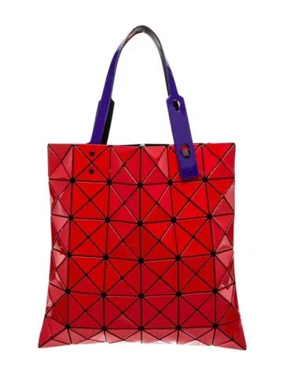 Pre-owned Bao Bao Issey Miyake Tote In Red