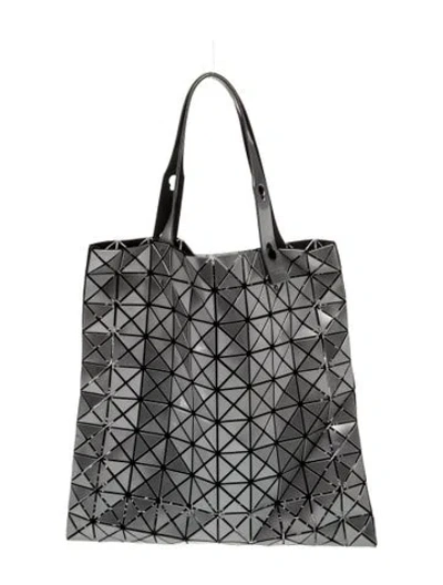Pre-owned Bao Bao Issey Miyake Tote In Silver