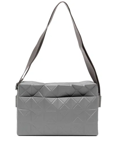 Bao Bao Issey Miyake Track Shoulder Bag In Grey
