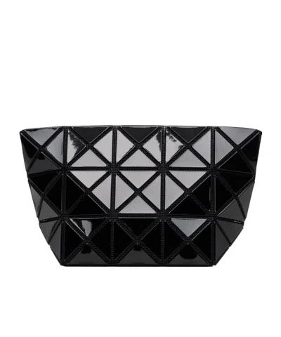 Bao Bao Issey Miyake Triangle Appliqué Clutch In Black