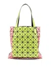 Bao Bao Issey Miyake Green & Pink Prism Kangaroo Tote In Yellow