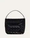 Bao Bao Issey Miyake Valley Geometric Shoulder Bag In Black