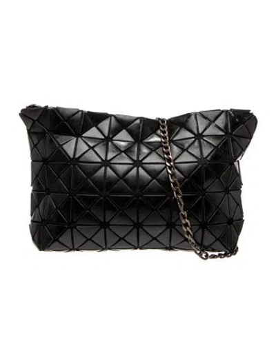 Pre-owned Bao Bao Issey Miyake Vinyl Shoulder Bag In Black