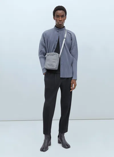 Bao Bao Issey Miyake Voyager One-tone Shoulder Bag In Grey