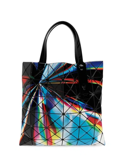 Bao Bao Issey Miyake Warp Geometric-panelled Tote Bag In Blue