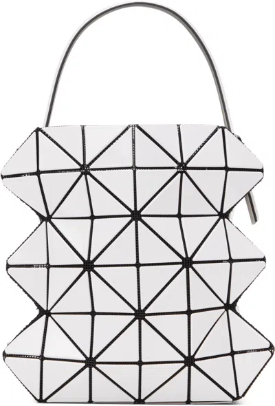 Bao Bao Issey Miyake White Beyond Tote In 08-greyish White