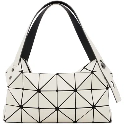 Bao Bao Issey Miyake White Boston Hand Bag In 03-off White