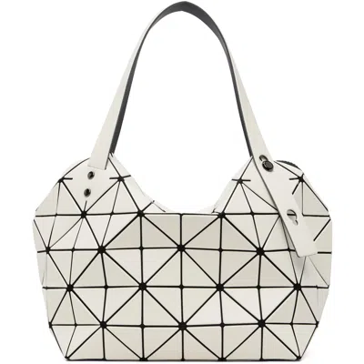 Bao Bao Issey Miyake White Boston Tote In 03-off White
