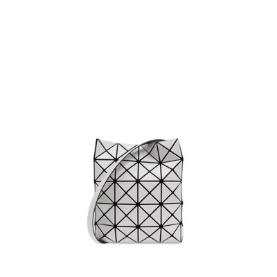 Bao Bao Issey Miyake Prism Matte Shoulder Bag In White