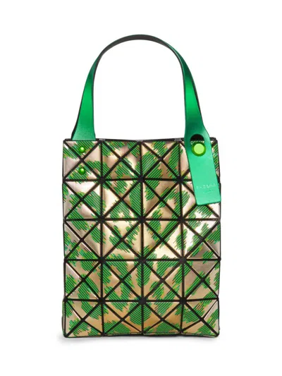 Bao Bao Issey Miyake Women's Mini Chimera Geometric-paneled Tote Bag In Green