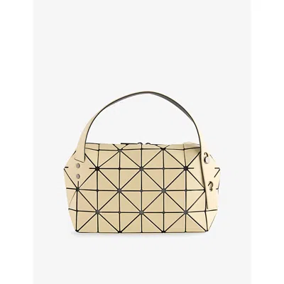 BAO BAO ISSEY MIYAKE WOMENS CREAM BOSTON SMALL PVC SHOULDER BAG