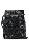 Bao Bao Issey Miyake Angular Glossy Handle Bag With Long Handles In Black