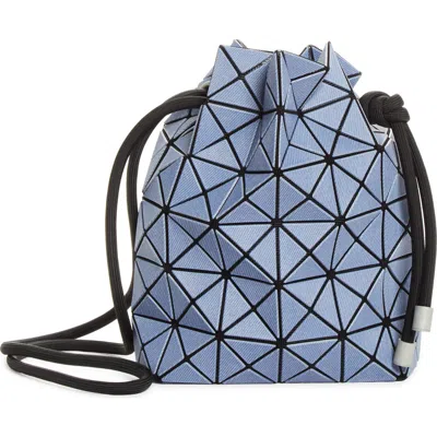 Bao Bao Issey Miyake Wring Denim Drawstring Bucket Bag In Blue
