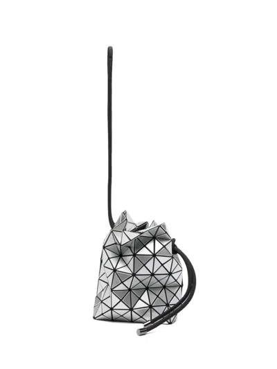 Bao Bao Issey Miyake Wring Bucket Shoulder Bag Metallic Geometry In Silver