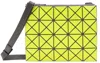 Bao Bao Issey Miyake Yellow & Gray Duo Small Shoulder Bag In 57 Yellow Green X Gr